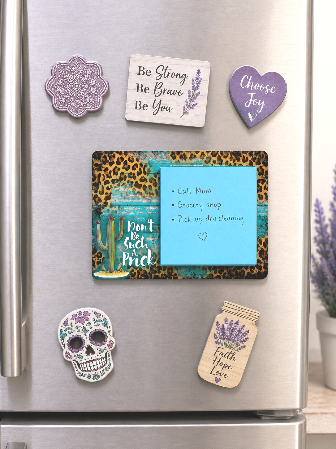 Handmade Sarcastic Sticky Note Holder 2