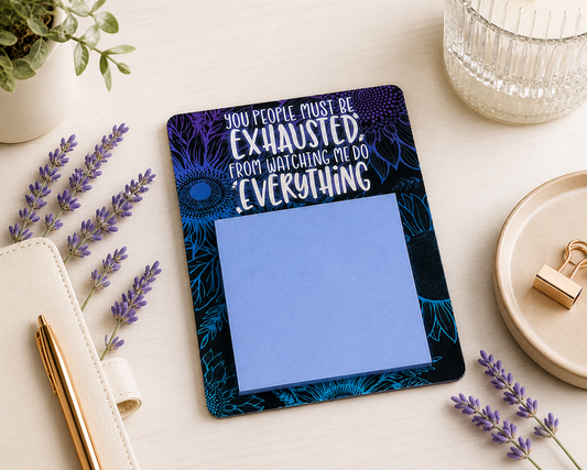 Handmade Sarcastic Sticky Note Holder