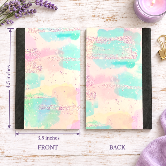 Decorative Vinyl Covered MINIATURE Composition Notebook Colors 2