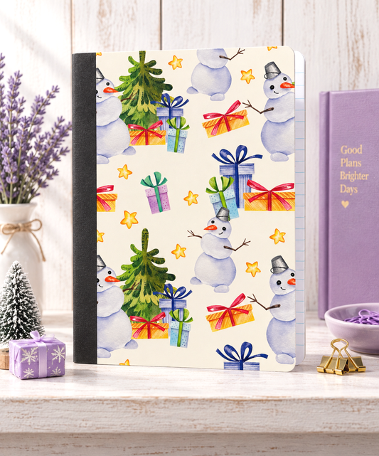 Decorative Vinyl Covered Composition Winter Christmas