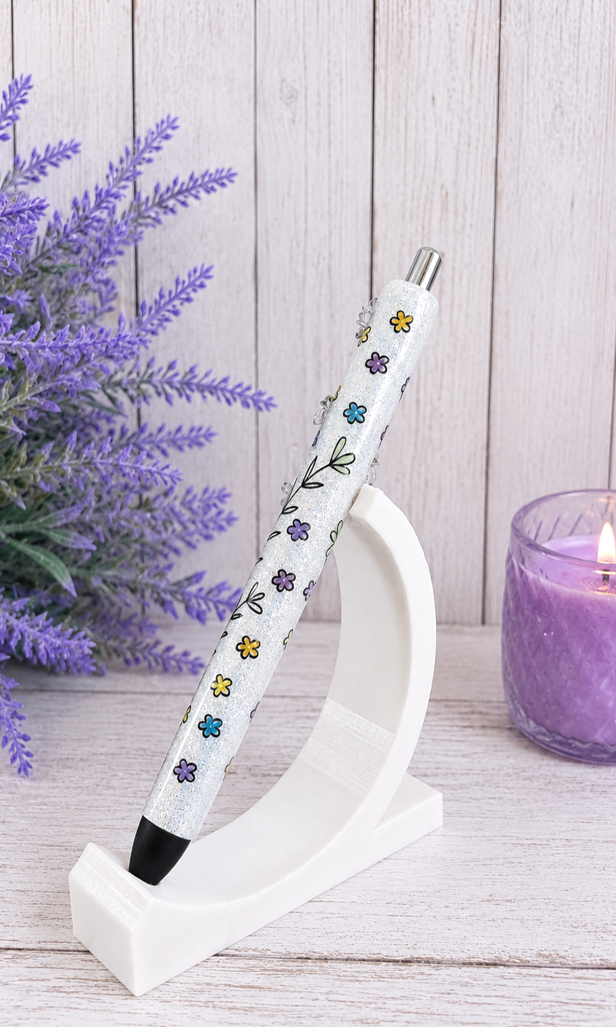 Handmade Mini Bumblebees glitter pen with free refill