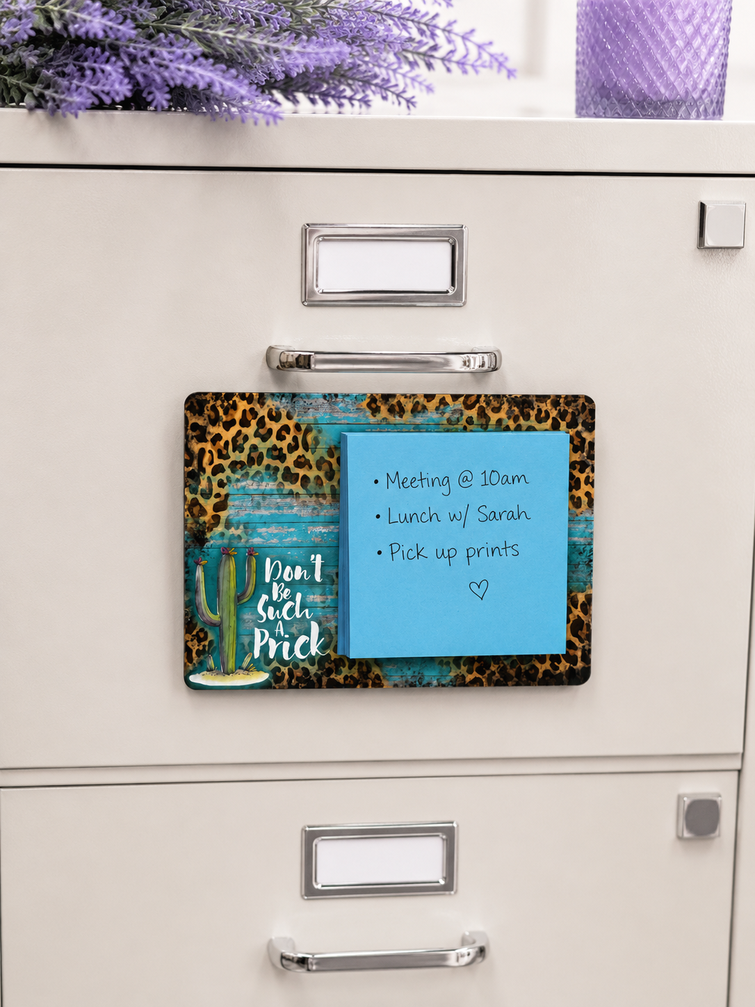Handmade Sarcastic Sticky Note Holder 2