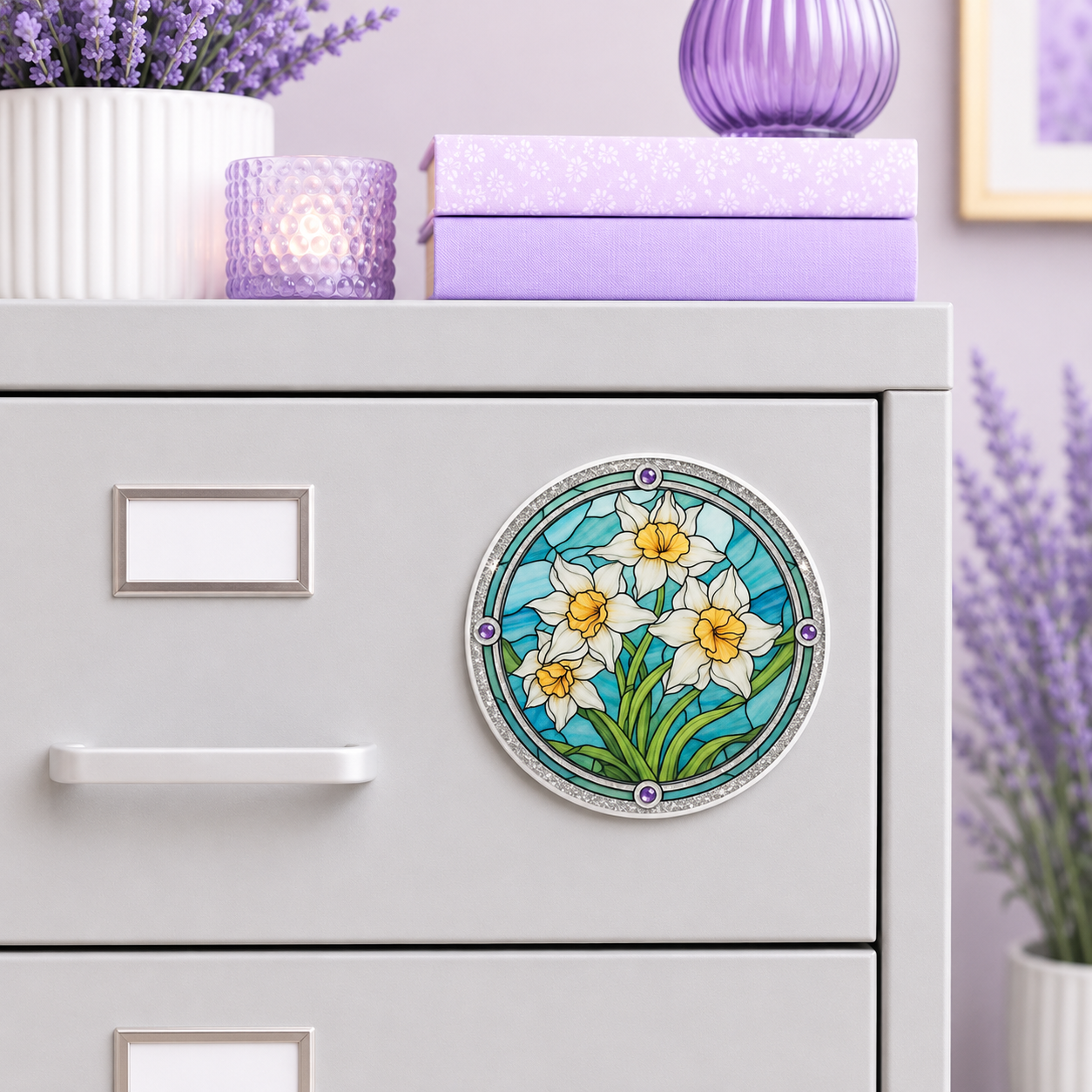3 inch Daffodil magnet