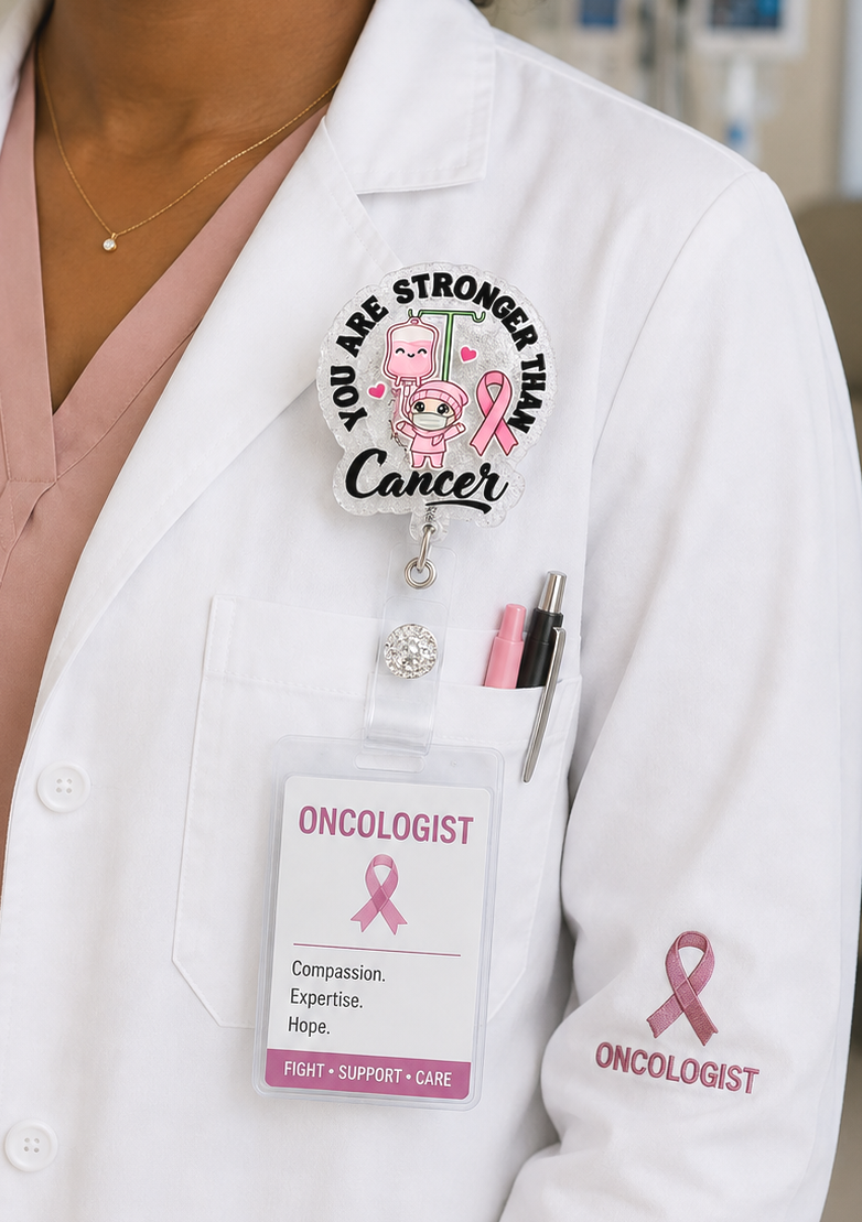 Handmade Cancer Awareness Badge Reel 2