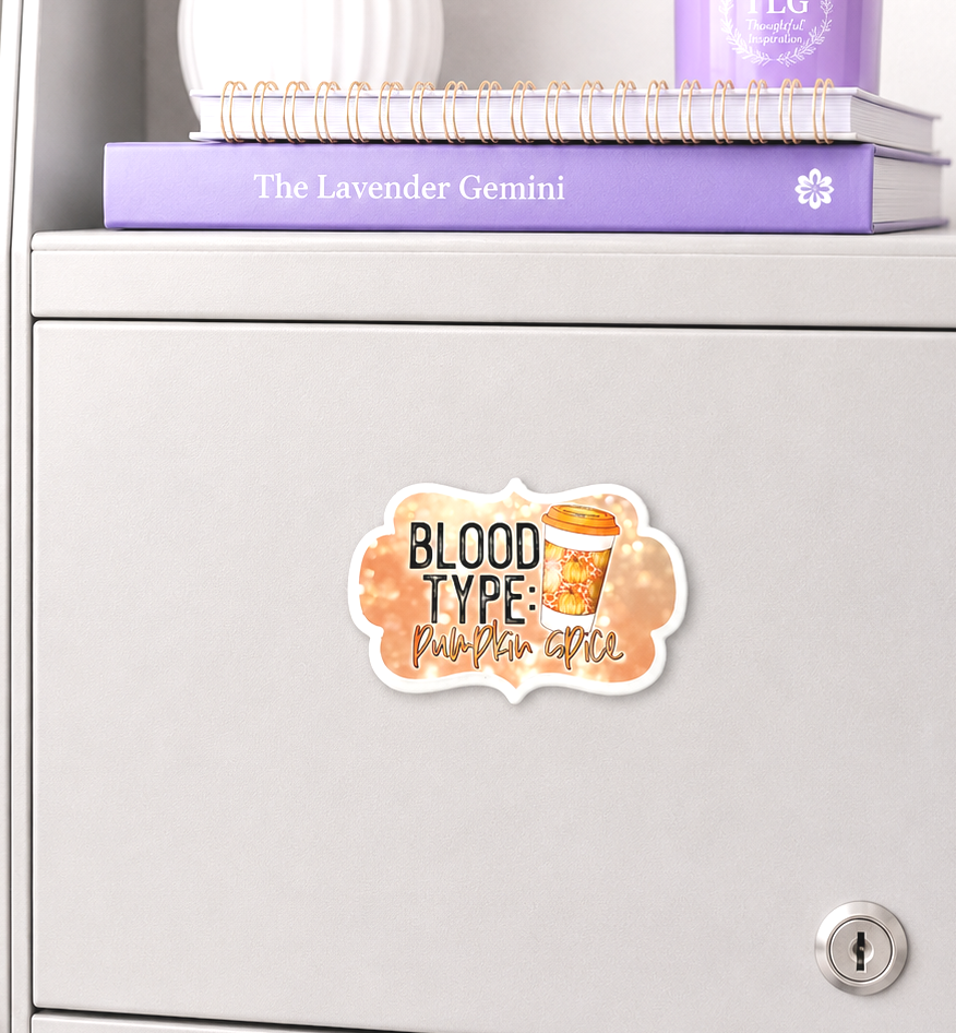 3 inch Pumpkin Spice magnet