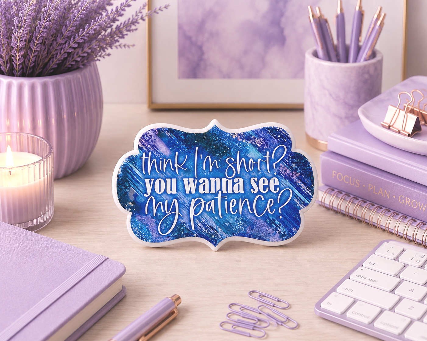 3 inch Short Patience magnet