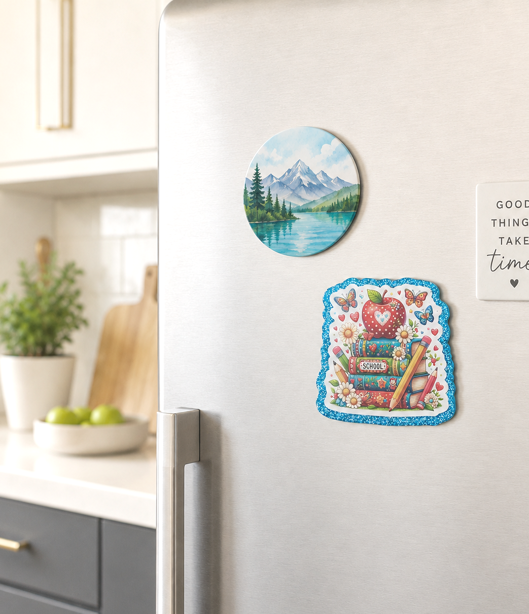 3 inch Teacher Magnet