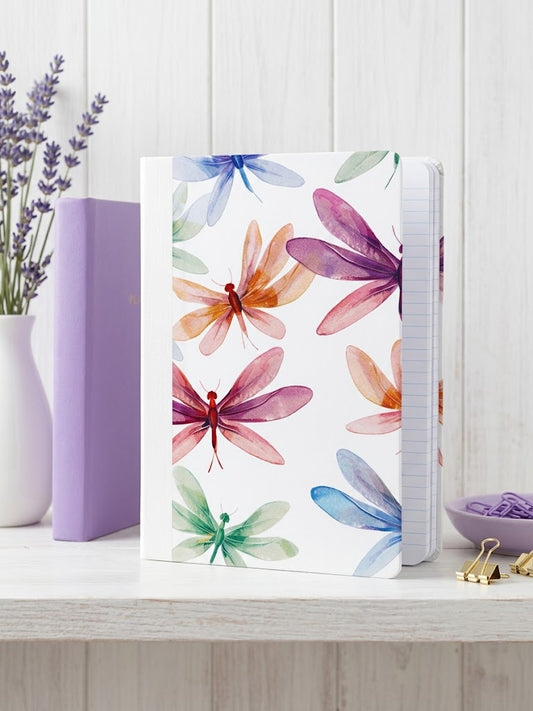 Decorative Vinyl Covered Composition Notebook Dragonflies