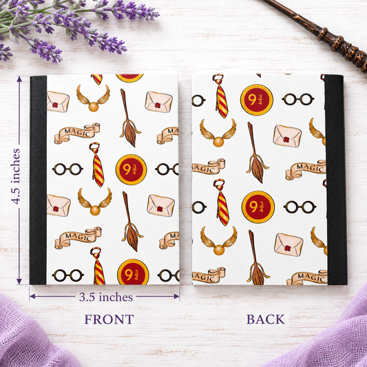 Decorative Vinyl Covered MINIATURE Composition Notebook Harry Potter
