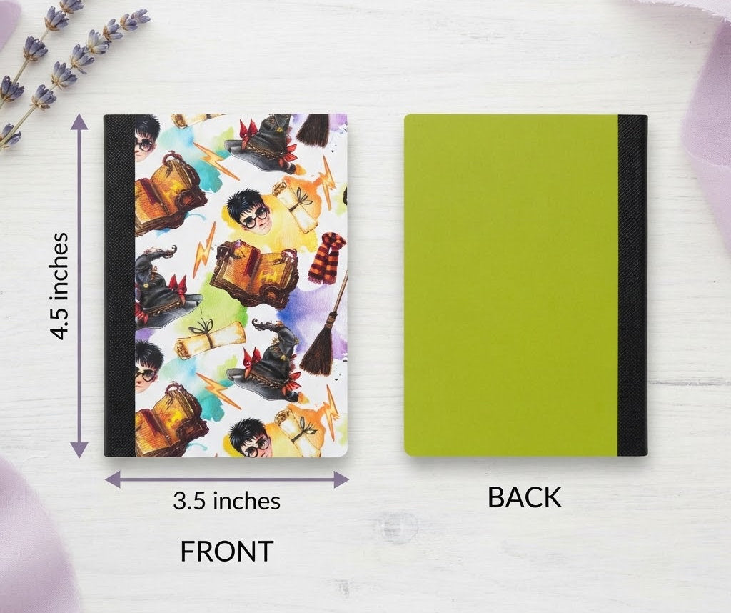 Decorative Vinyl Covered MINIATURE Composition Notebook Harry Potter