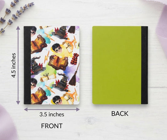 Decorative Vinyl Covered MINIATURE Composition Notebook Harry Potter