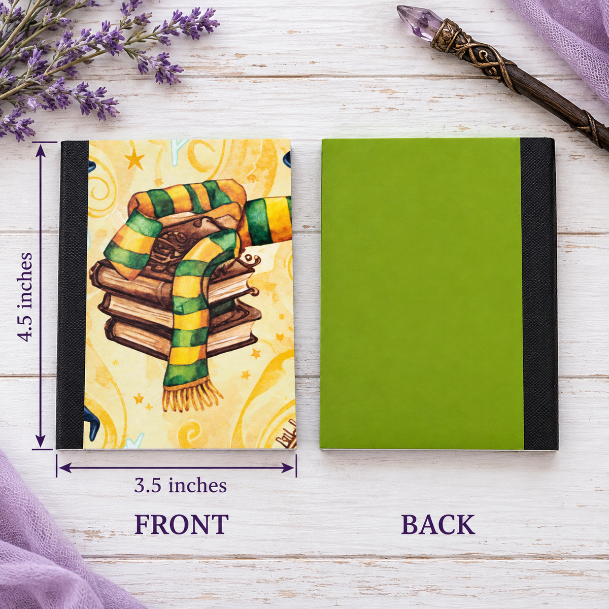 Decorative Vinyl Covered MINIATURE Composition Notebook Harry Potter