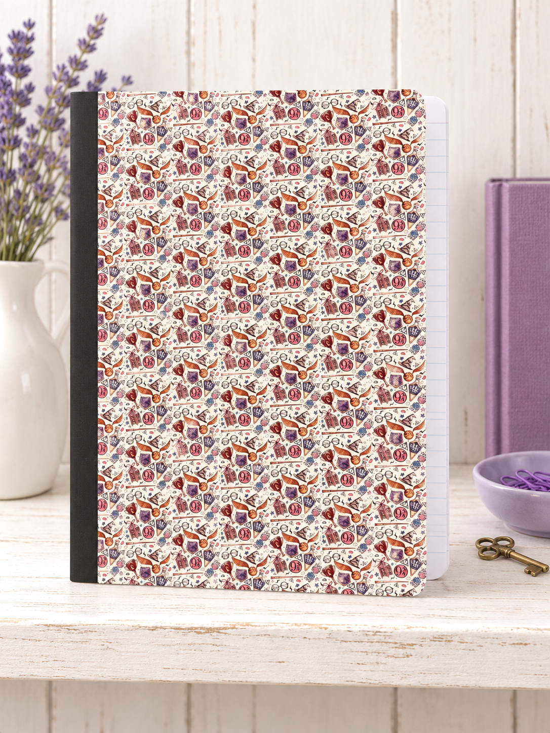 Decorative Vinyl Covered Composition Notebook Harry Potter