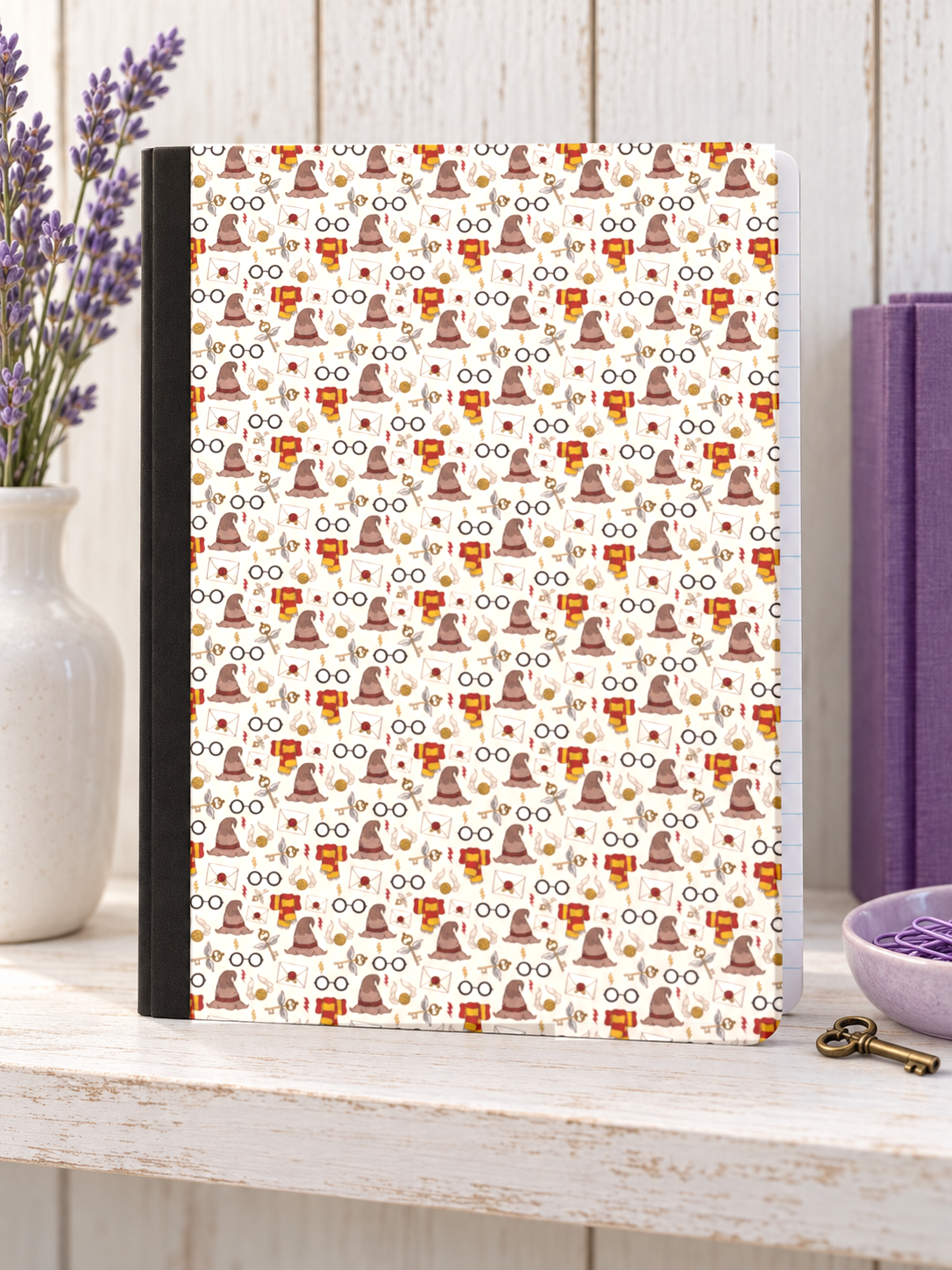 Decorative Vinyl Covered Composition Notebook Harry Potter