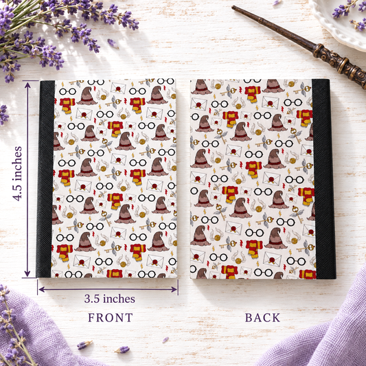 Decorative Vinyl Covered MINIATURE Composition Notebook Harry Potter
