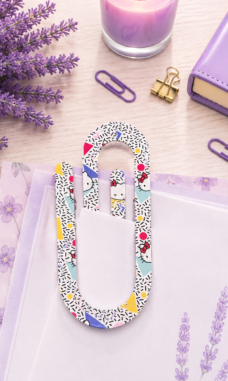 Jumbo Decorative Acrylic Paper Clip Hello Kitty 2