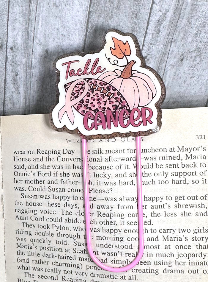 Breast Cancer  Jumbo Paper Clip Bookmark