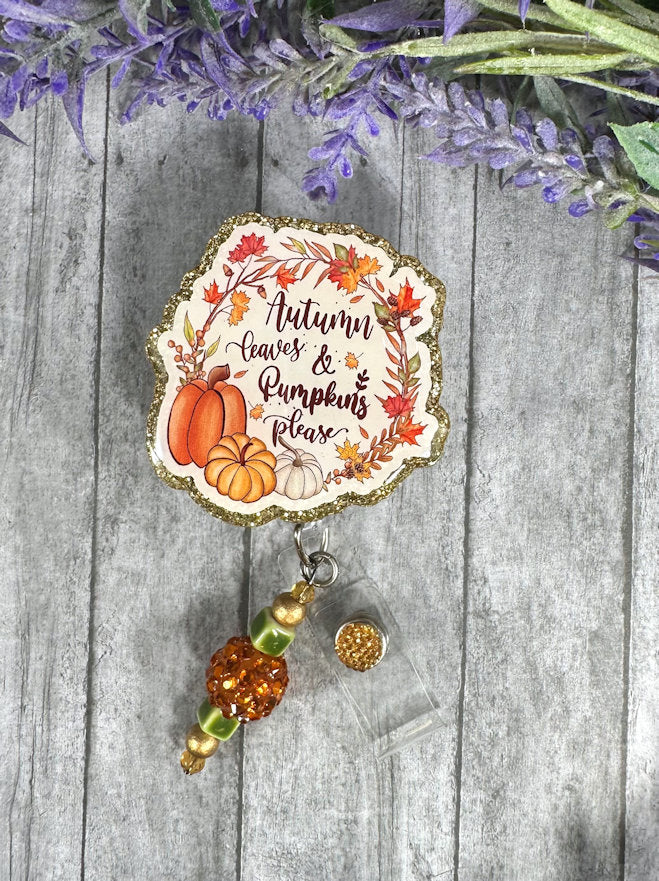 Fall Pumpkins Badge Reel