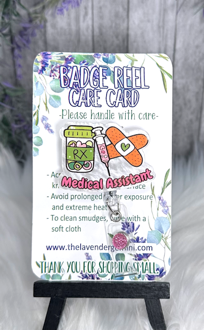 Medical Assistant Badge Reel 5