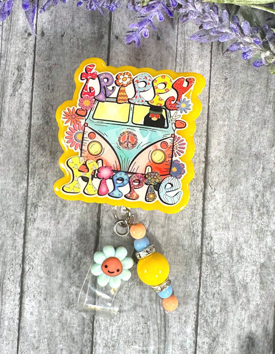 Hippy  Badge Reel