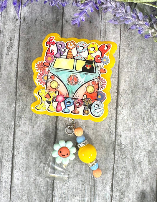 Hippy  Badge Reel