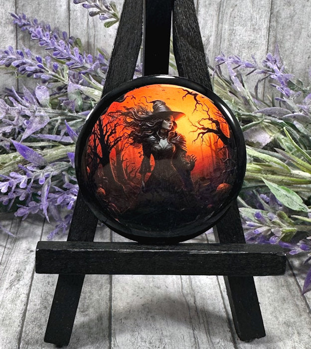 2 inch Halloween Witch Magnet