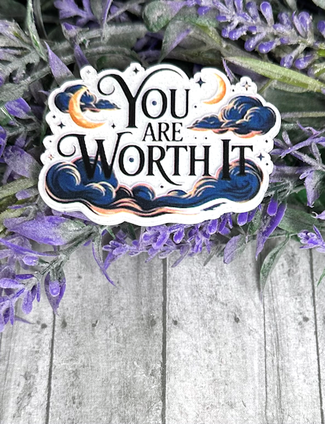 2 inch You Are Worth It d Magnet