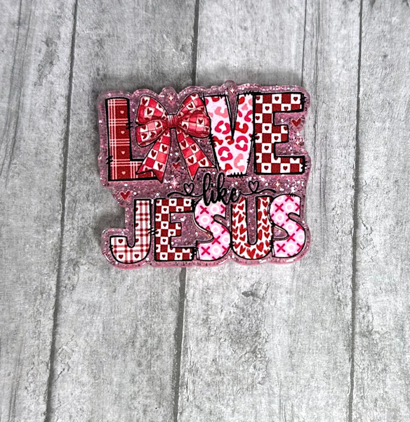 2 inch Love Like Jesus Magnet
