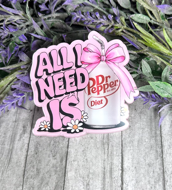 3 inch Diet Dr Pepper Magnet
