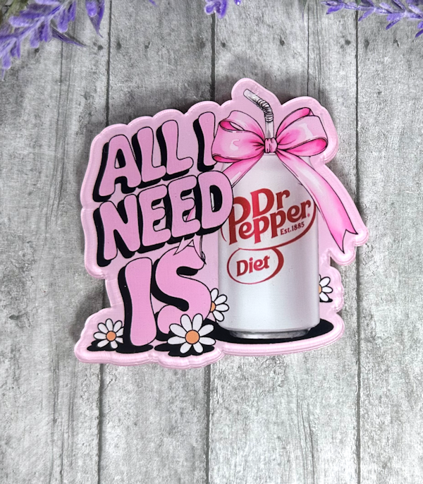 3 inch Diet Dr Pepper Magnet