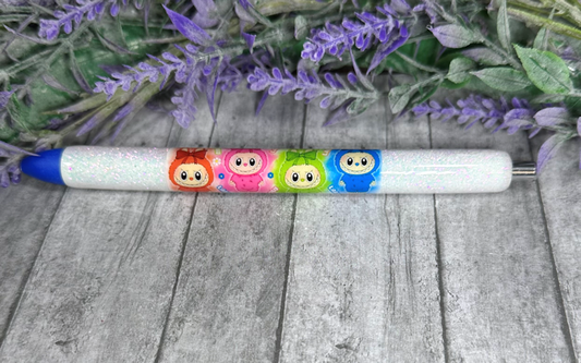 Handmade Labubu glitter pen with free refill