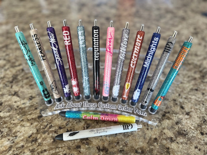 Custom Order Handmade Taylor Swift Swiftie  pens with free refill
