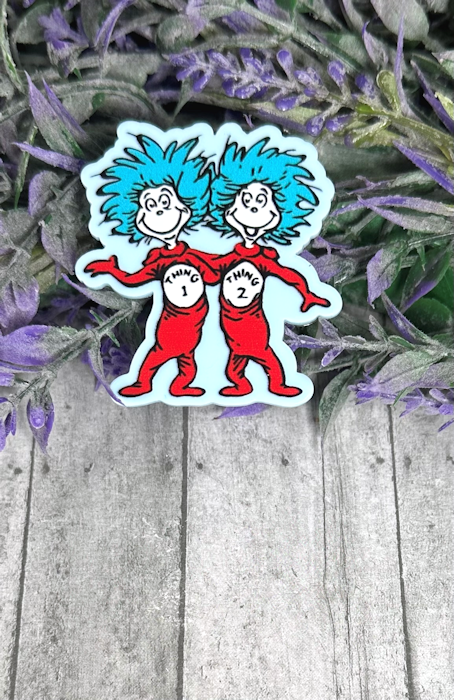 2 inch Thing 1 and Thing 2 Magnet