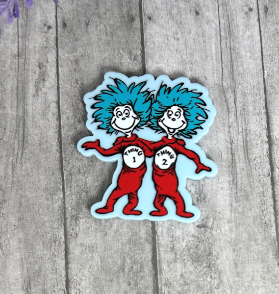 2 inch Thing 1 and Thing 2 Magnet