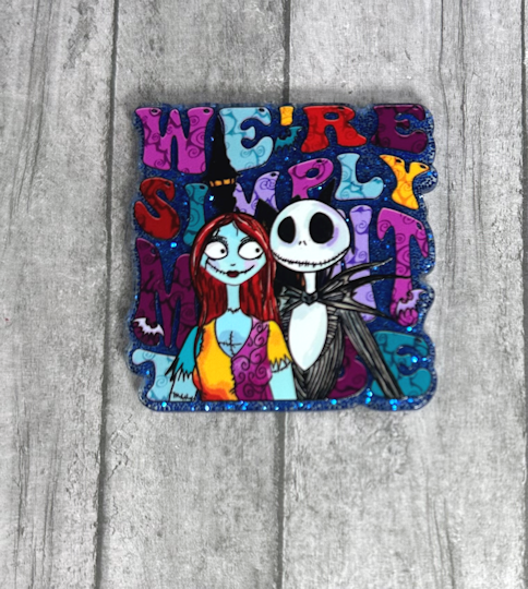 2 inch Sally and Jack  Meant to Be Magnet