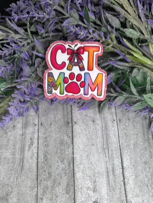2 inch Cat Mom Magnet
