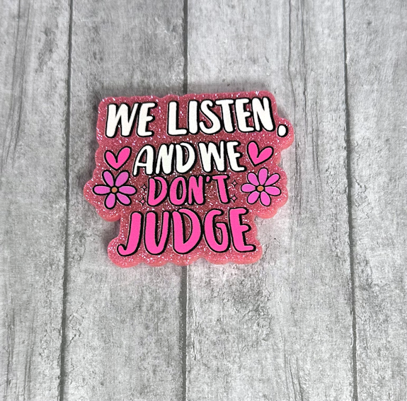 2 inch We Don't Judge Magnet