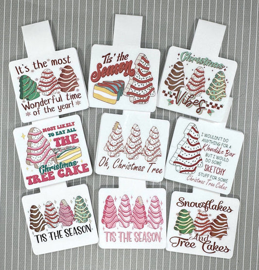 Christmas Tree Cakes Collection Magnetic Page Keeper Sets