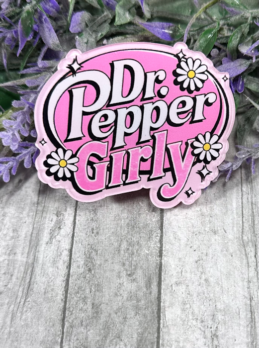 2.5  inch Dr. Pepper Girly Magnet
