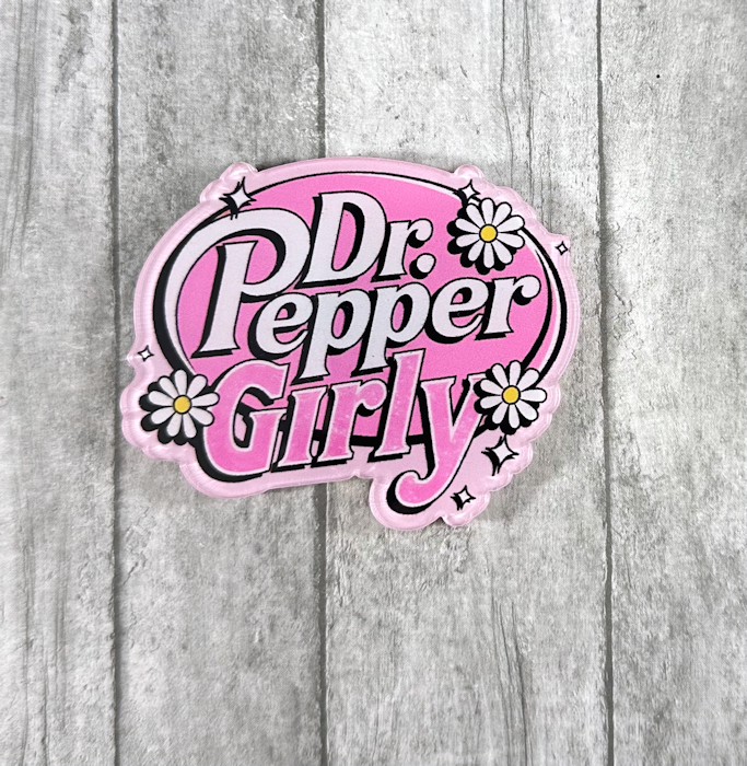 2.5  inch Dr. Pepper Girly Magnet
