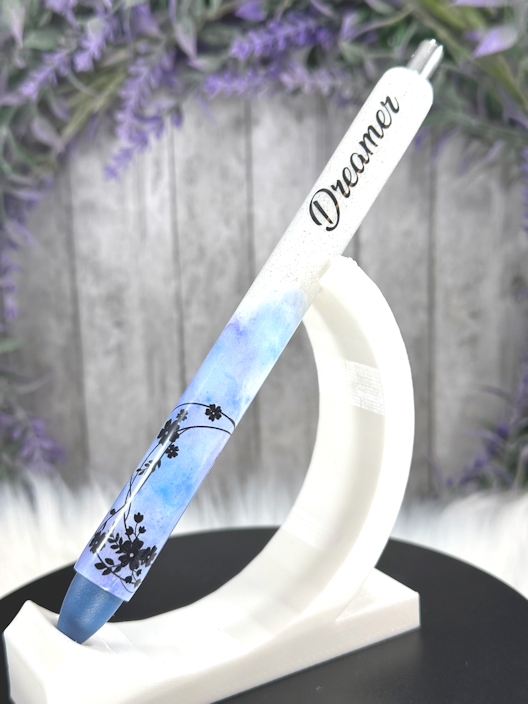 Handmade Dreamer glitter pen with free refill