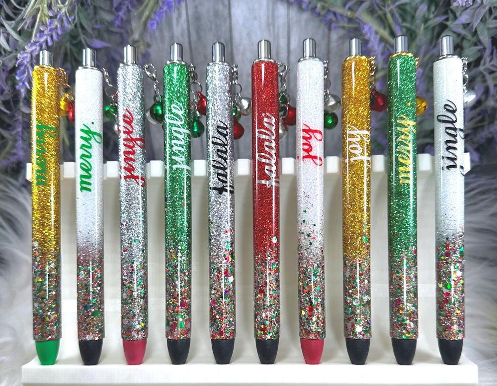 Custom Order Handmade Jingle Bells pens with free refill