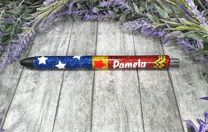 Custom Order Handmade Super Hero pens with free refill