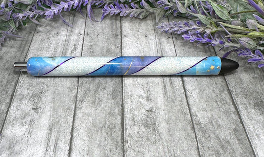 Handmade Stars and Comets Space glitter pen with free refill