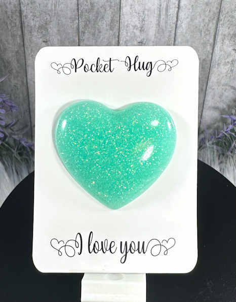 Handmade Pocket Hug Mint Green