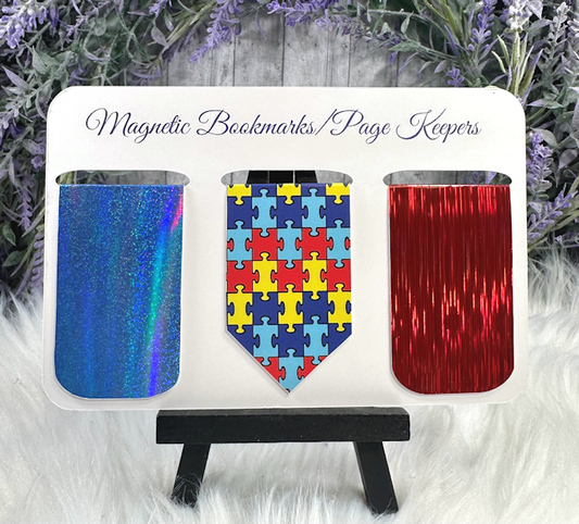 Autism Awareness  Magnetic Page Keeper Set