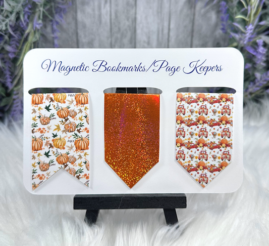 Fall Magnetic Page Keeper Set  8
