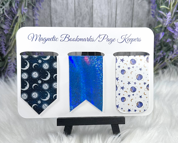 Sun Moon Stars Magnetic Page Keeper Set