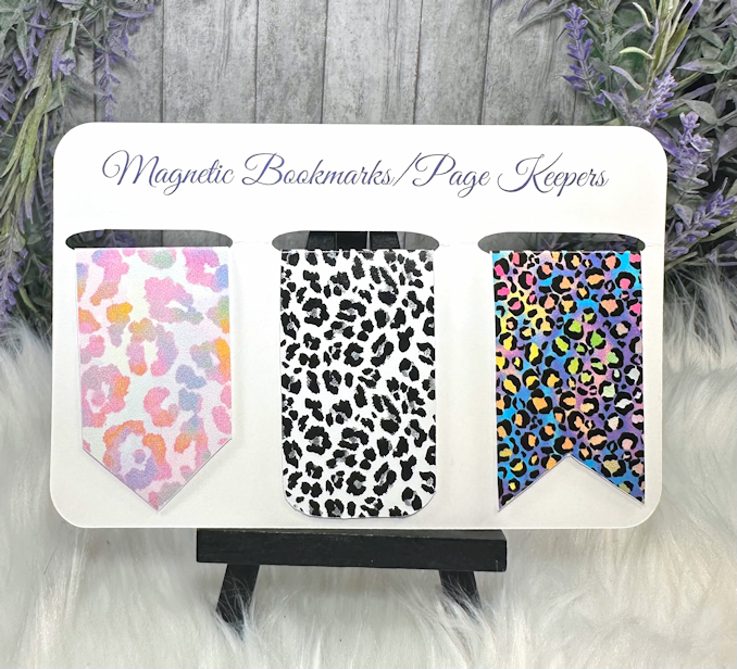 Animal Prints Magnetic Page Keeper Set  4