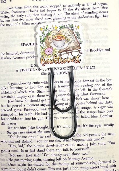CLEARANCE Booktrovert Jumbo Paper Clip Bookmark